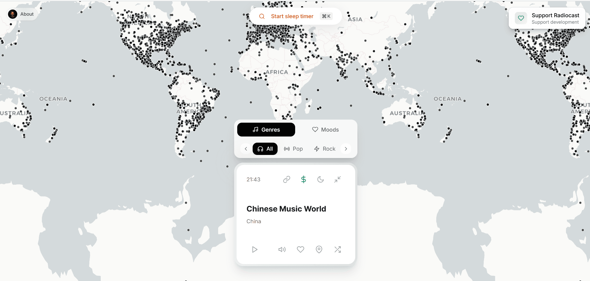 Discover RadioCast: Listen to 1000s of Radio Stations from Around the World - Tokyo, Australia, New York and More