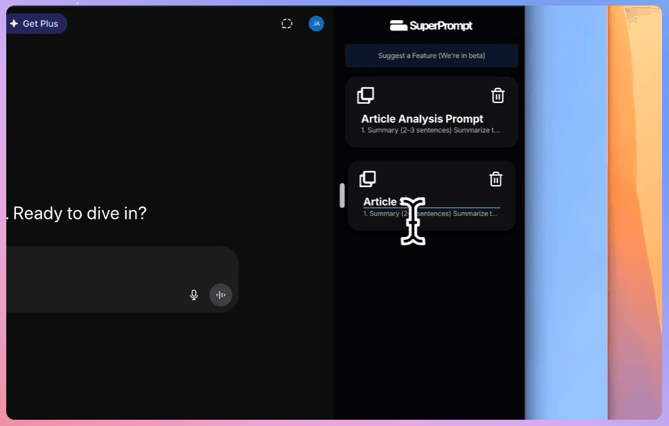 SuperPrompt Chrome Extension: The Ultimate AI Prompt Manager for LLMs
